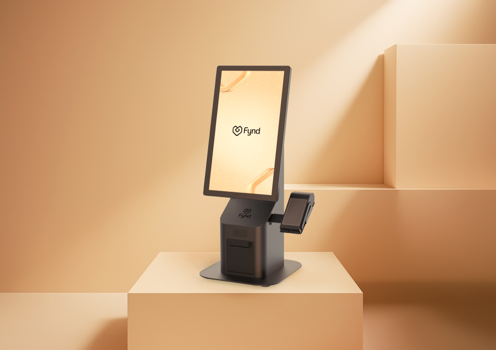 Kio Series self-checkout kiosk · product hero