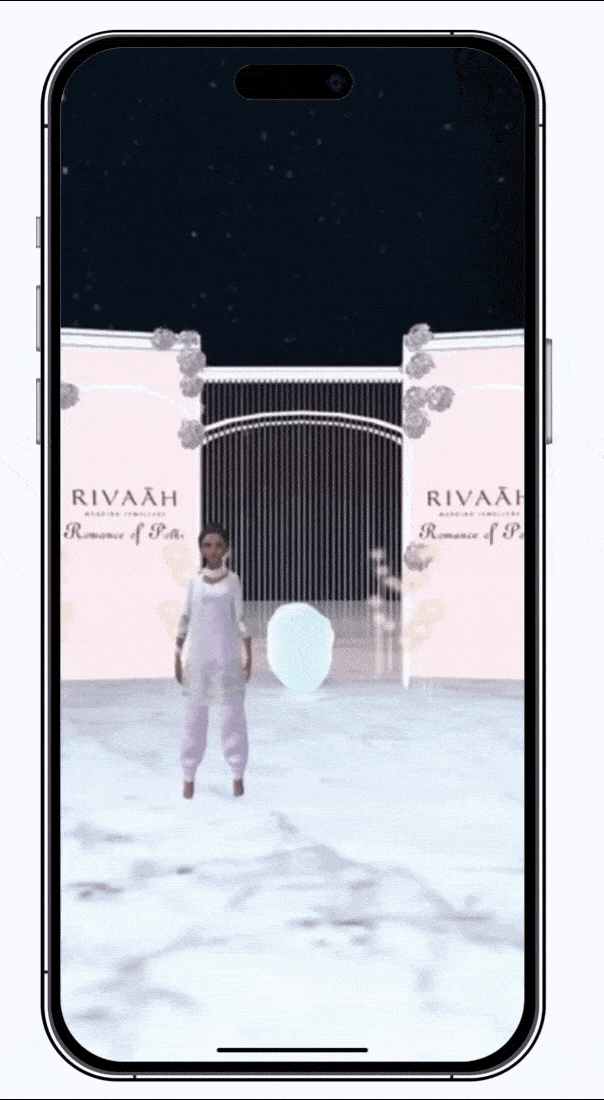 Rivaah · virtual store · animated walkthrough