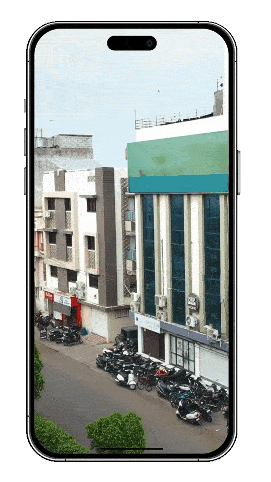 VINT AR billboard campaign · animated walkthrough
